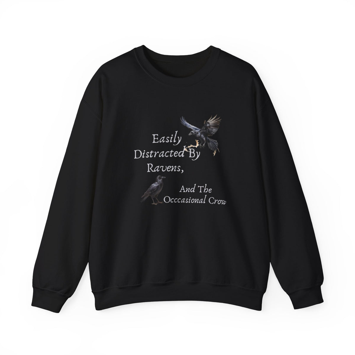 Easily Distracted By Ravens Sweatshirt