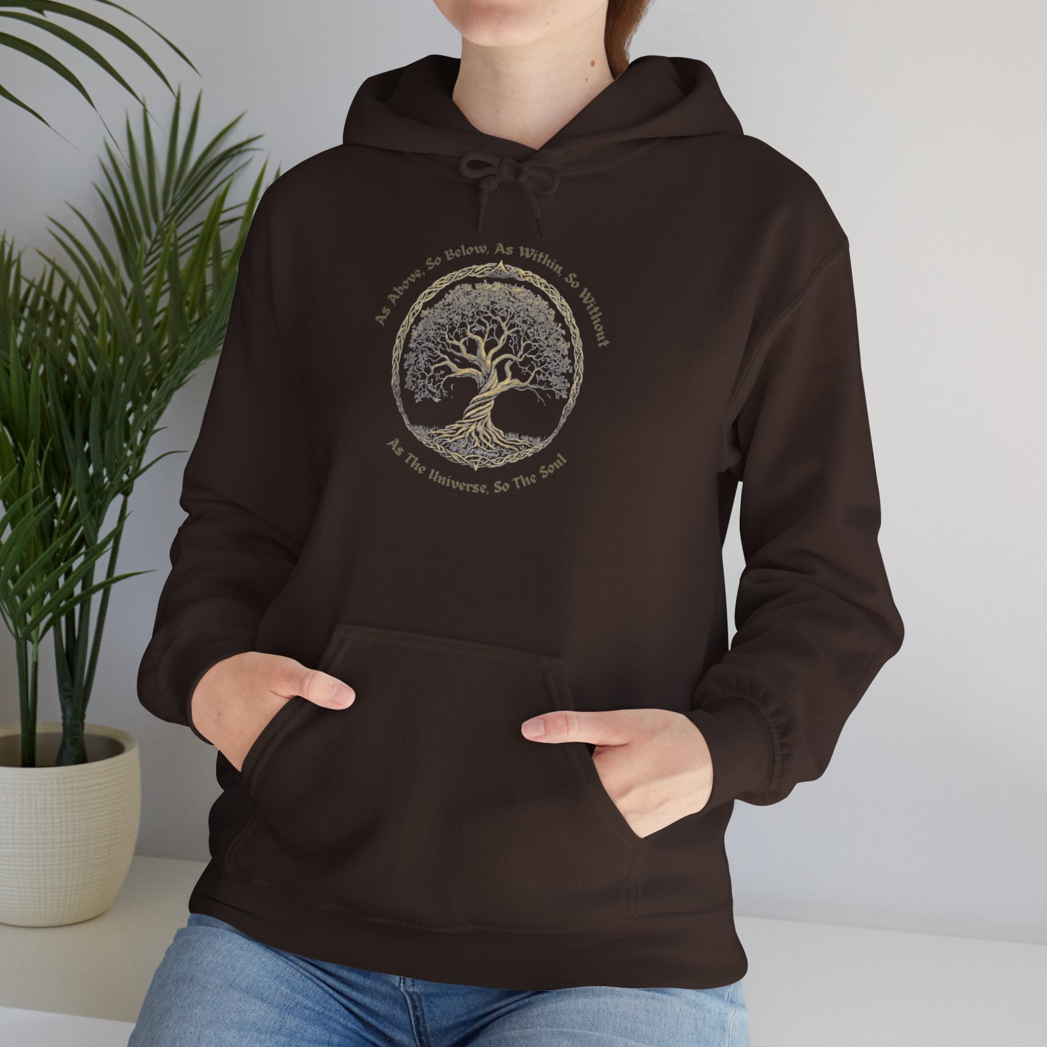 As Above, So Below Spiritual Fleece Hoodie