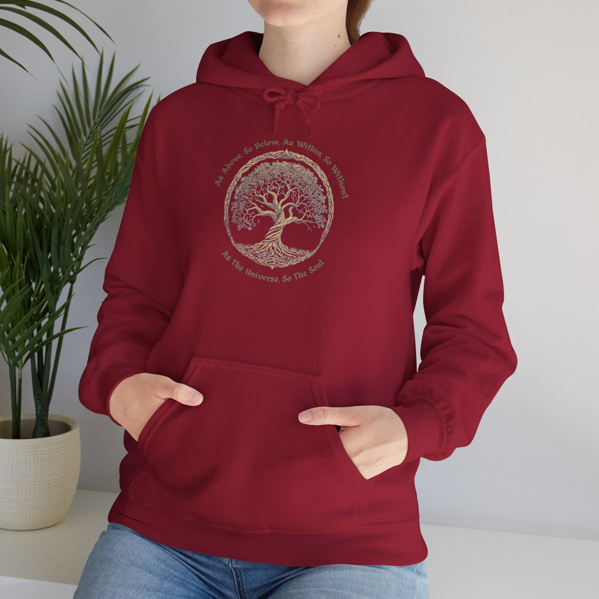 As Above, So Below Spiritual Fleece Hoodie