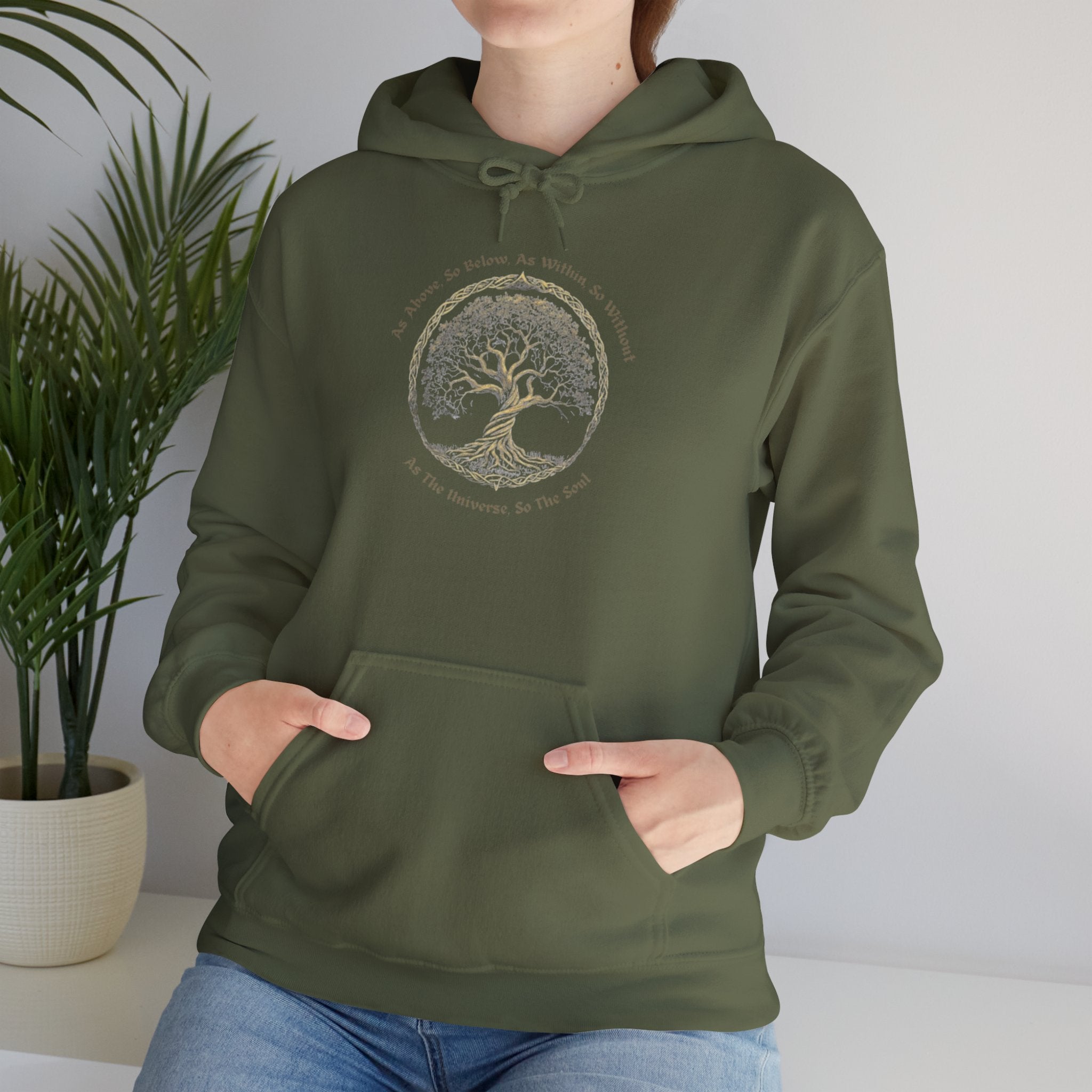 As Above, So Below Spiritual Fleece Hoodie