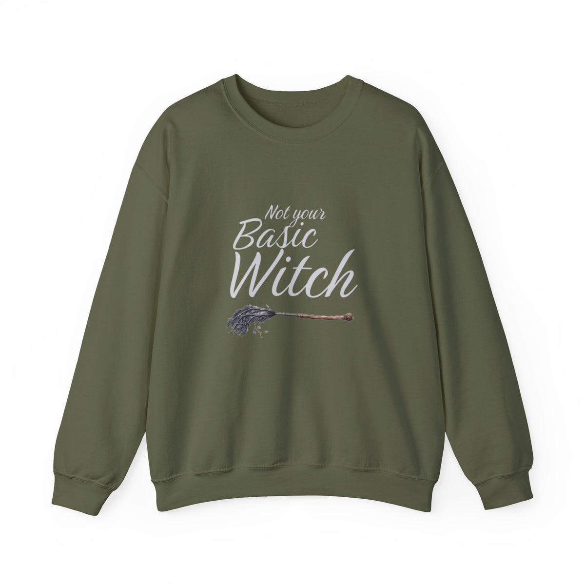 Not Your Basic Witch Unisex Fleece Sweatshirt