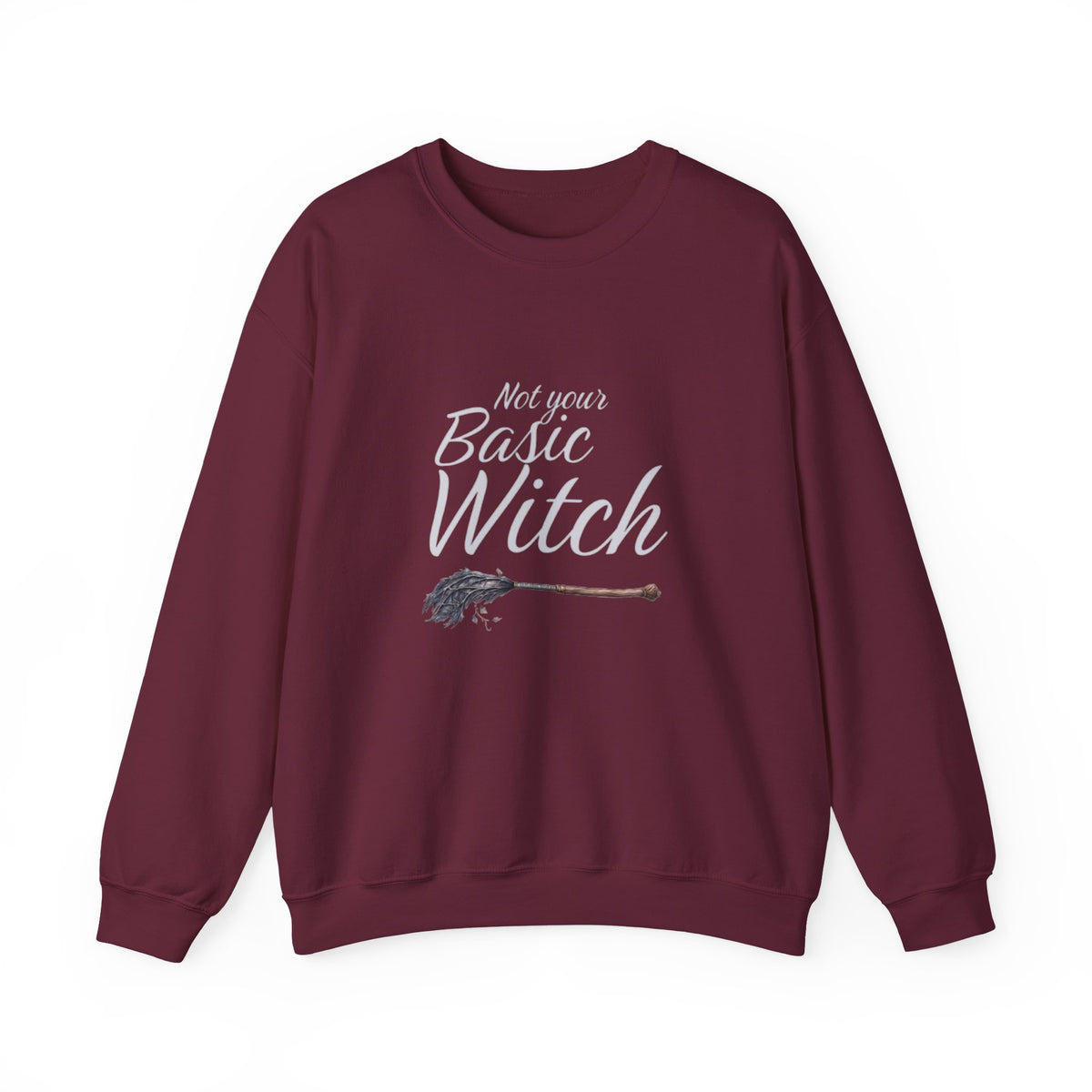 Not Your Basic Witch Unisex Fleece Sweatshirt