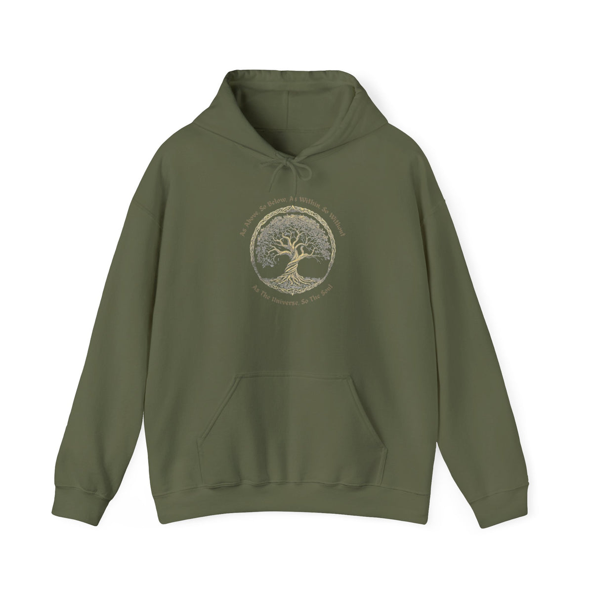As Above, So Below Spiritual Fleece Hoodie