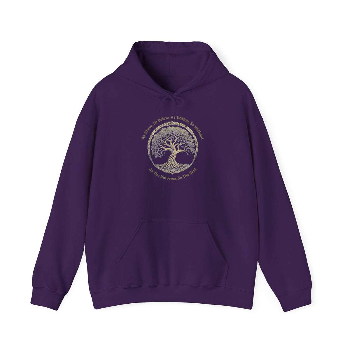 As Above, So Below Spiritual Fleece Hoodie