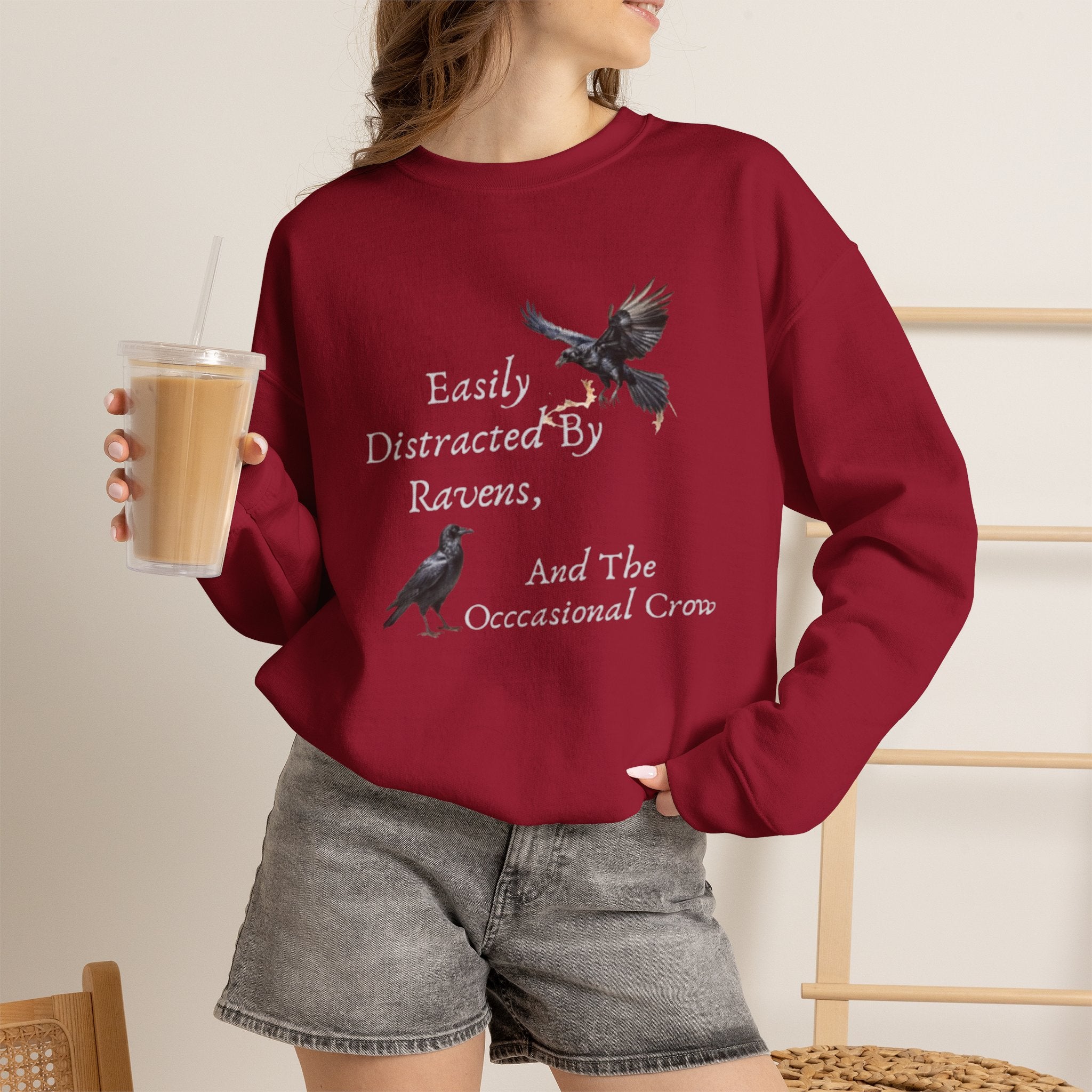 Easily Distracted By Ravens Sweatshirt