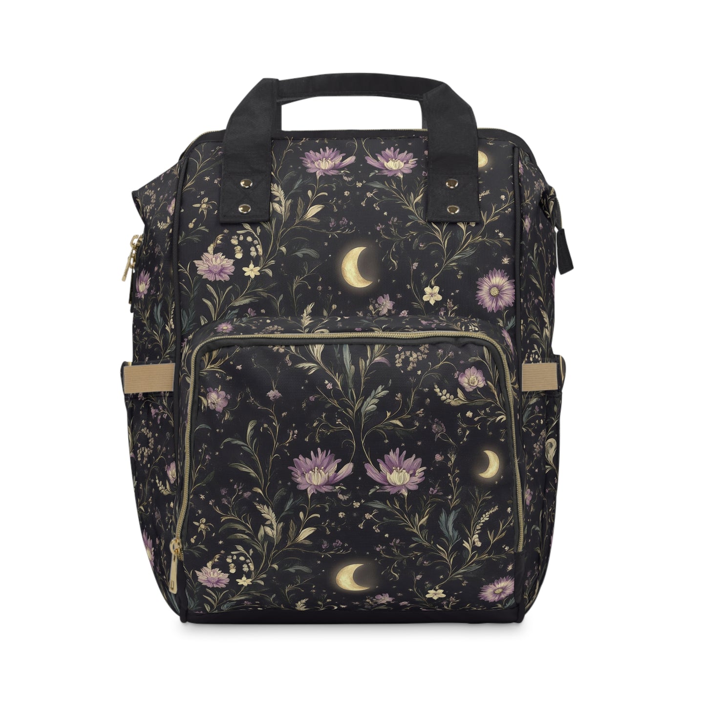 Floral Moonlight Multifunctional Diaper Backpack