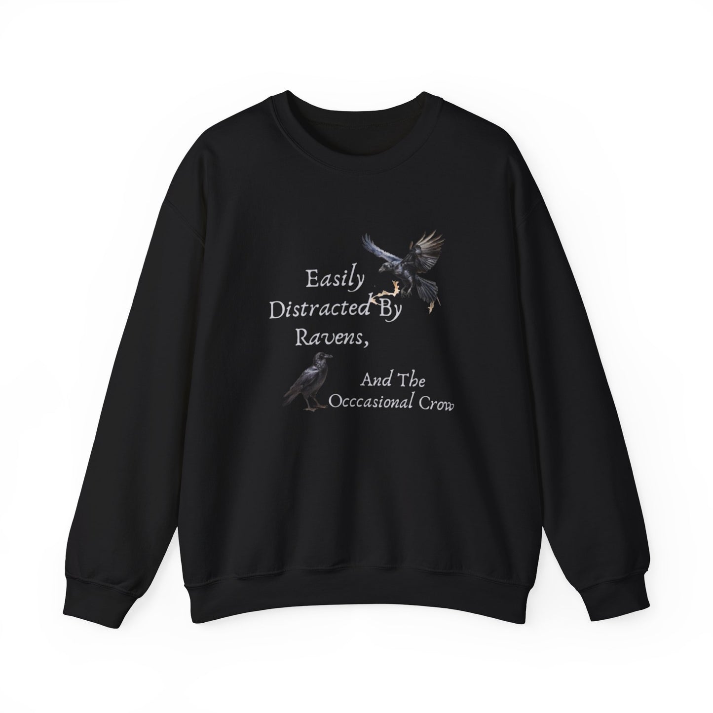 Easily Distracted By Ravens Sweatshirt