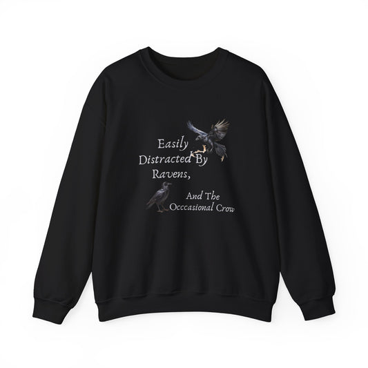 Easily Distracted By Ravens Sweatshirt