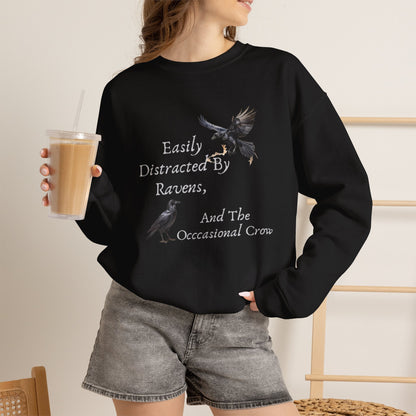 Easily Distracted By Ravens Sweatshirt