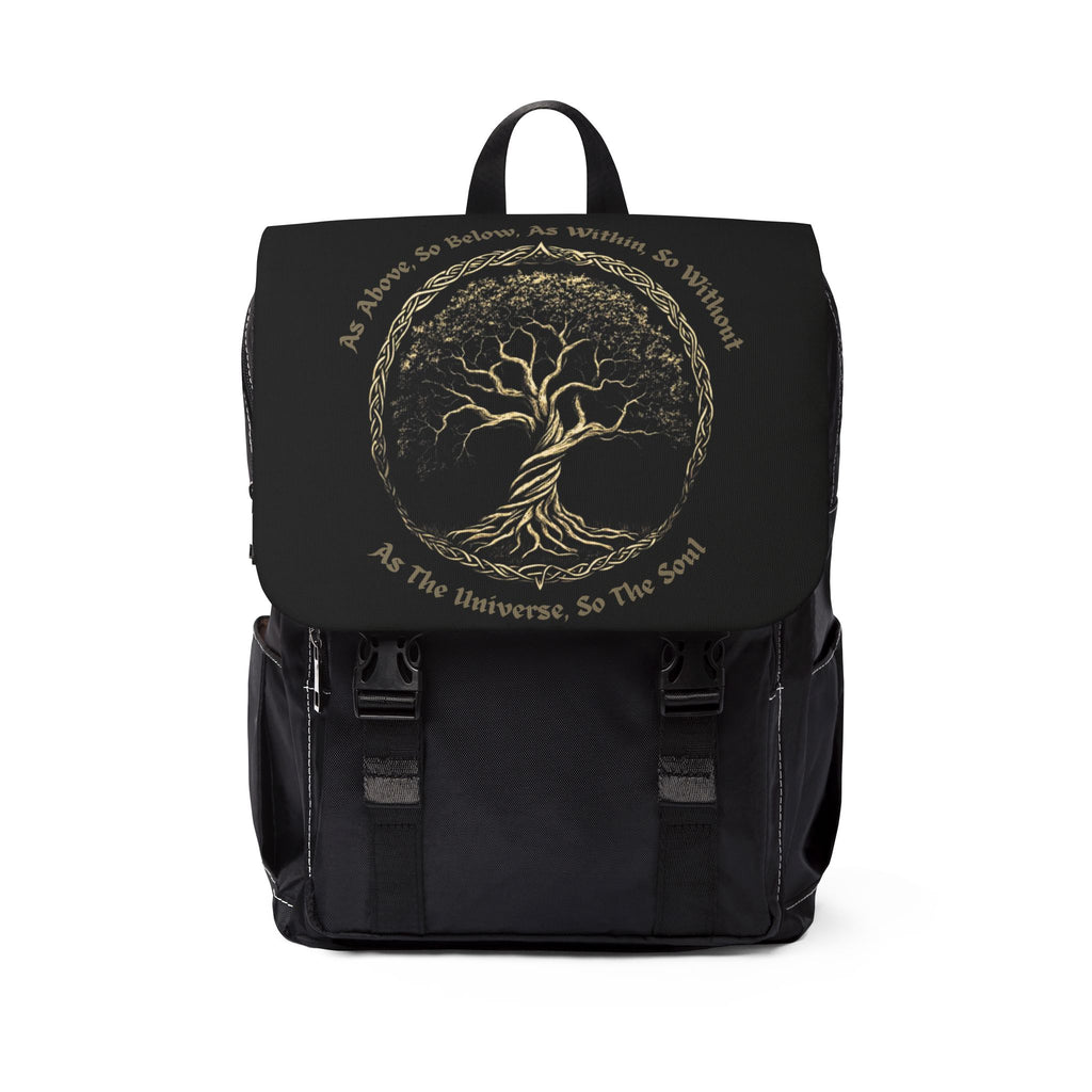 As Above, So Below, As Within, So Without Casual Shoulder Backpack