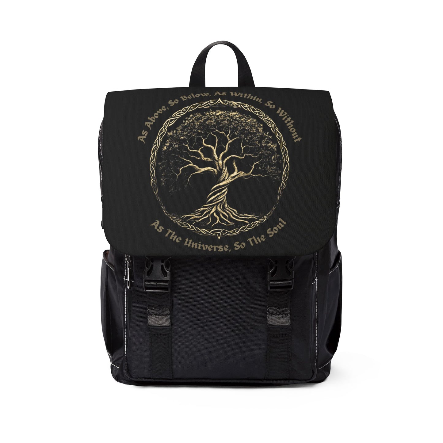 As Above, So Below, As Within, So Without Casual Shoulder Backpack