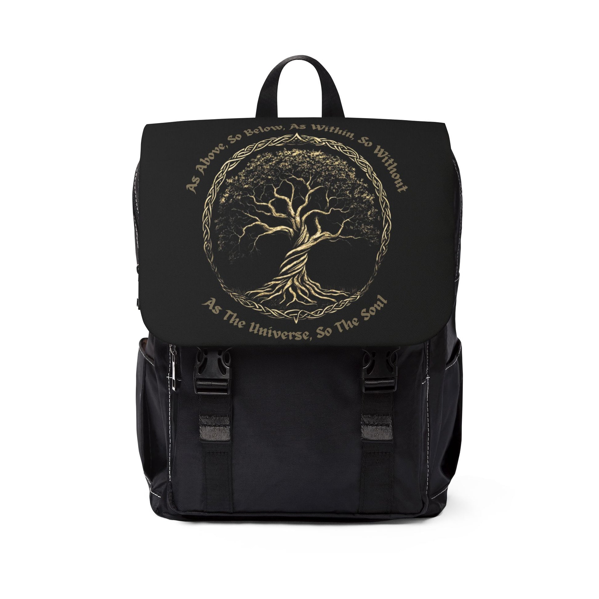 As Above, So Below, As Within, So Without Casual Shoulder Backpack