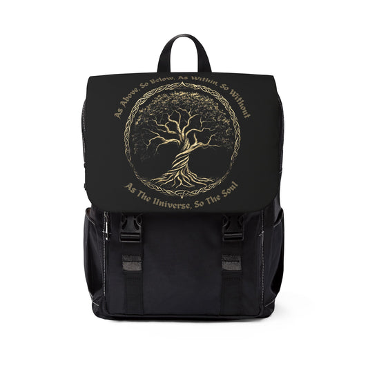 As Above, So Below, As Within, So Without Casual Shoulder Backpack