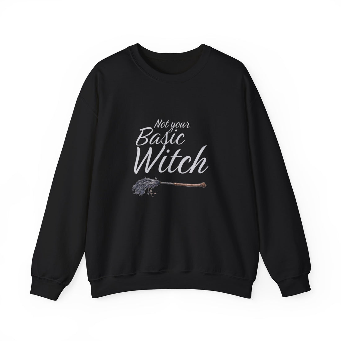 Not Your Basic Witch Unisex Fleece Sweatshirt