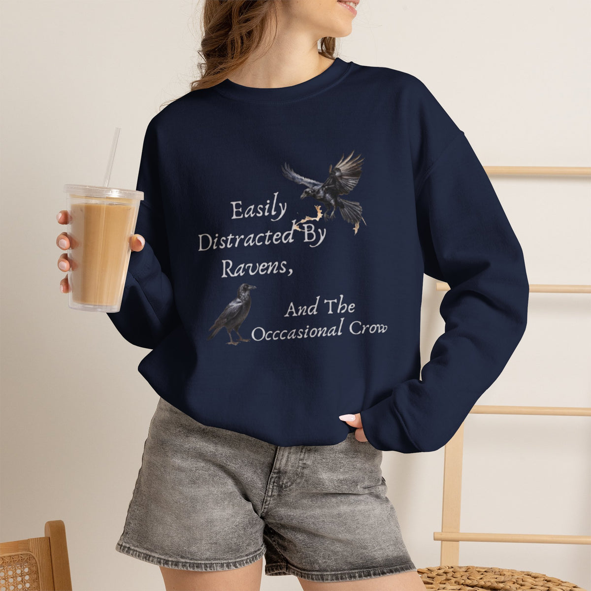 Easily Distracted By Ravens Sweatshirt