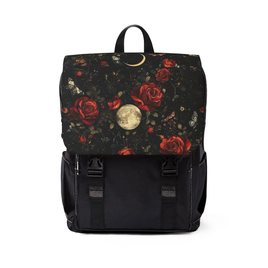Celestial Night Rose Garden Shoulder Backpack