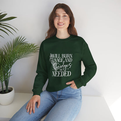 Will Burn Sage and Bridges Sweatshirt