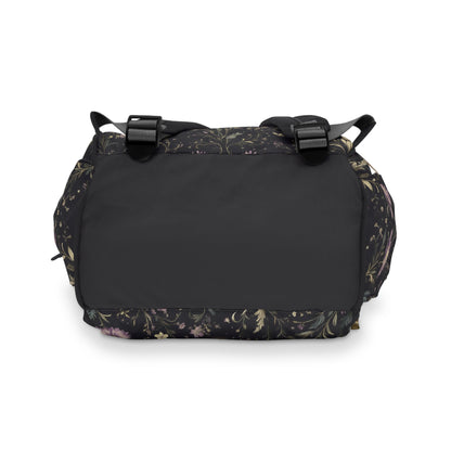Floral Moonlight Multifunctional Diaper Backpack
