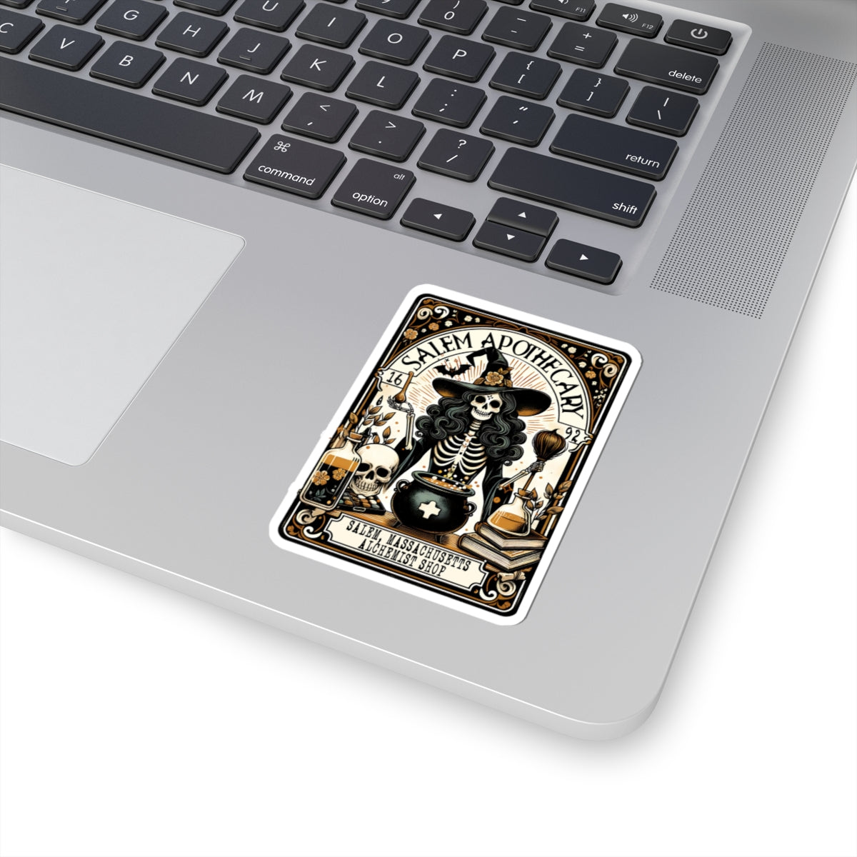 Salem Adoclecty sticker on a laptop