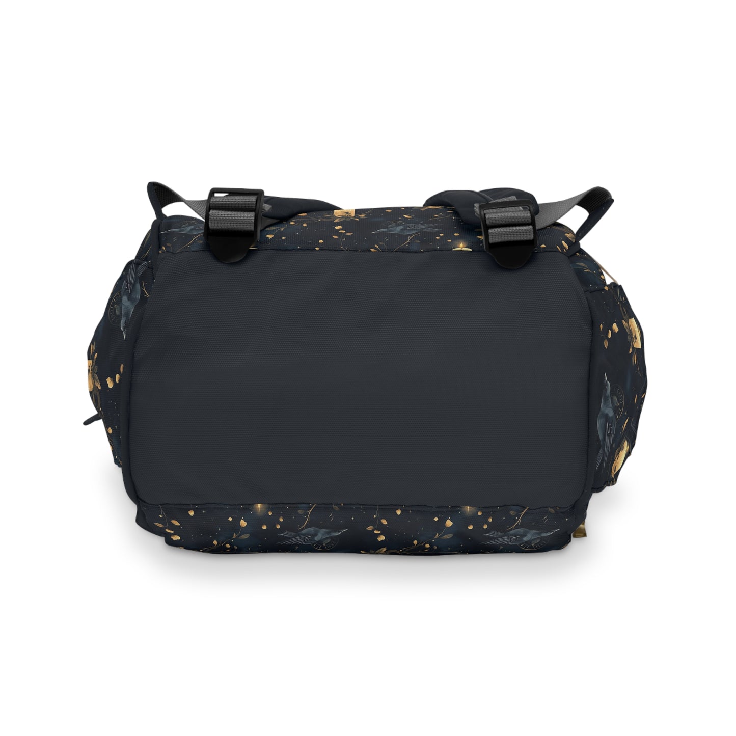 Dark Gothic Ravens With Candlelight Floral Multifunctional Diaper Backpack