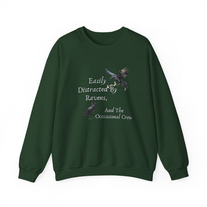 Easily Distracted By Ravens Sweatshirt