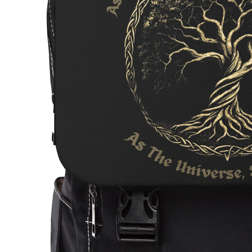 As Above, So Below, As Within, So Without Casual Shoulder Backpack