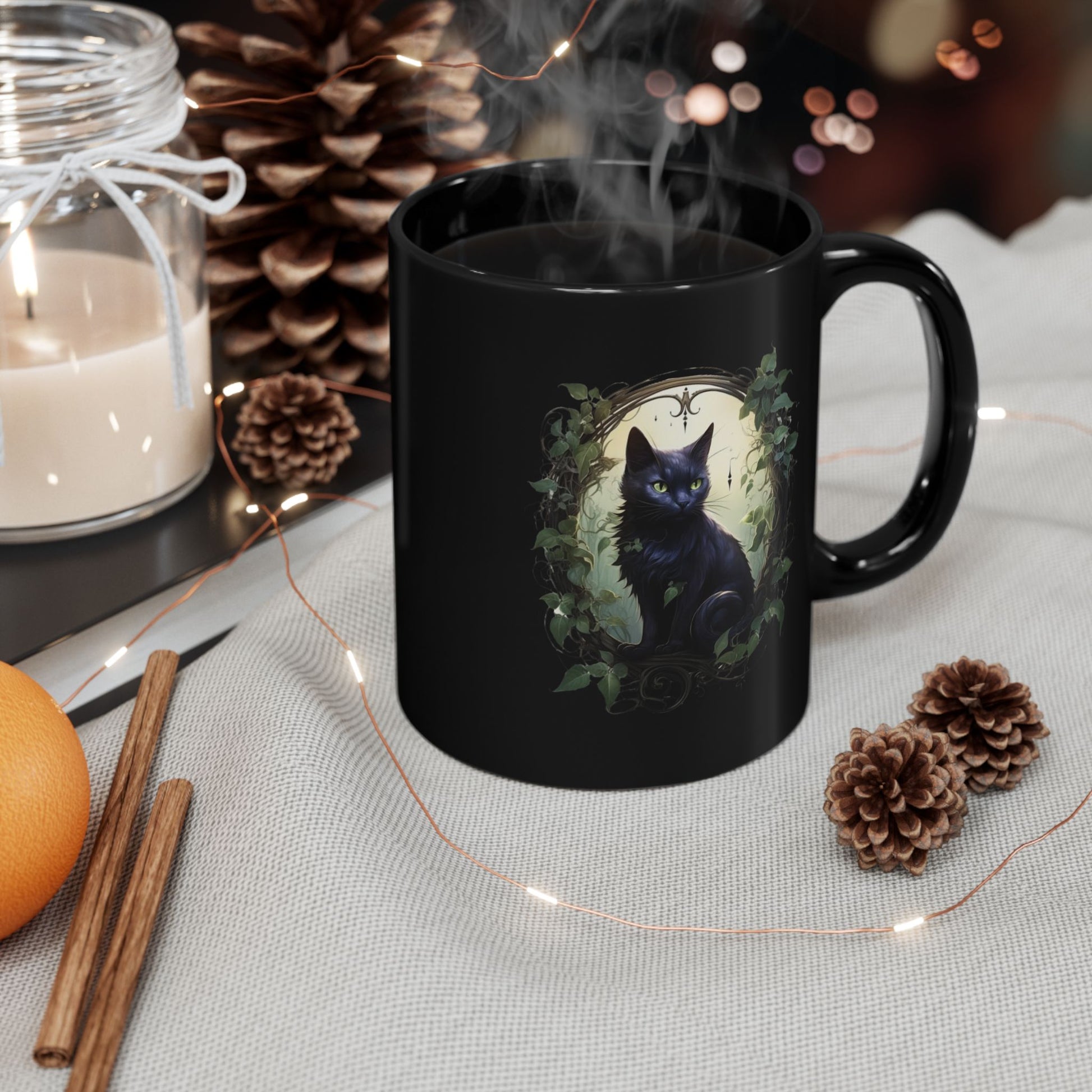Mystical Black Cat