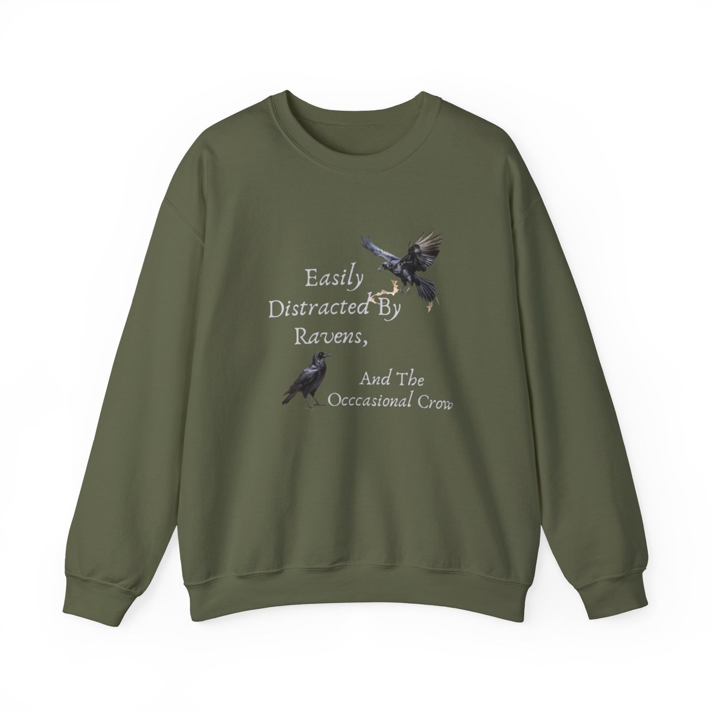 Easily Distracted By Ravens Sweatshirt