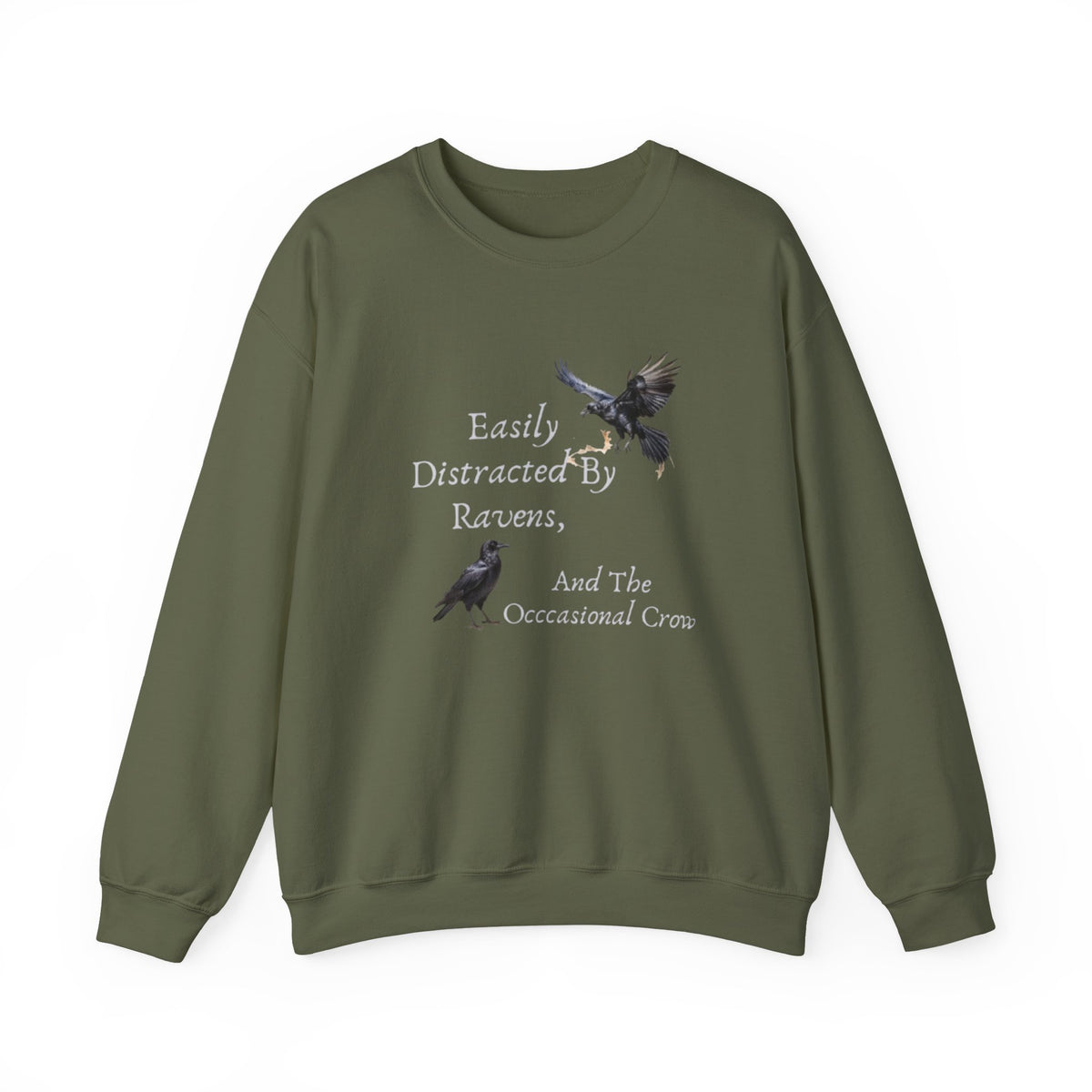 Easily Distracted By Ravens Sweatshirt