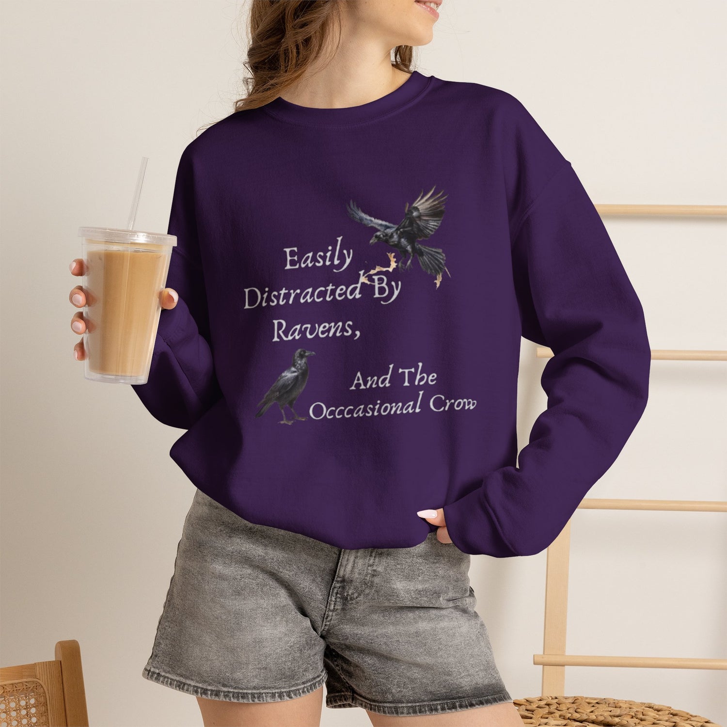 Easily Distracted By Ravens Sweatshirt