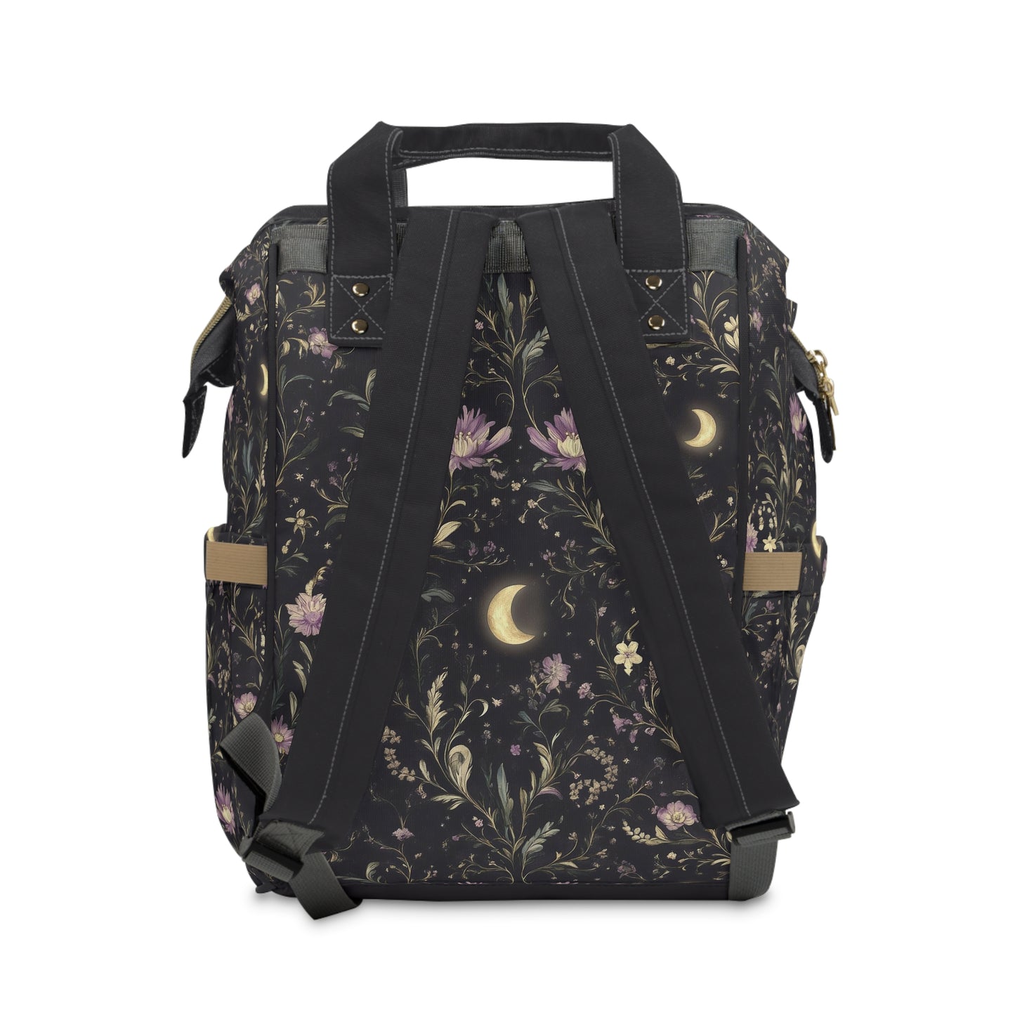 Floral Moonlight Multifunctional Diaper Backpack