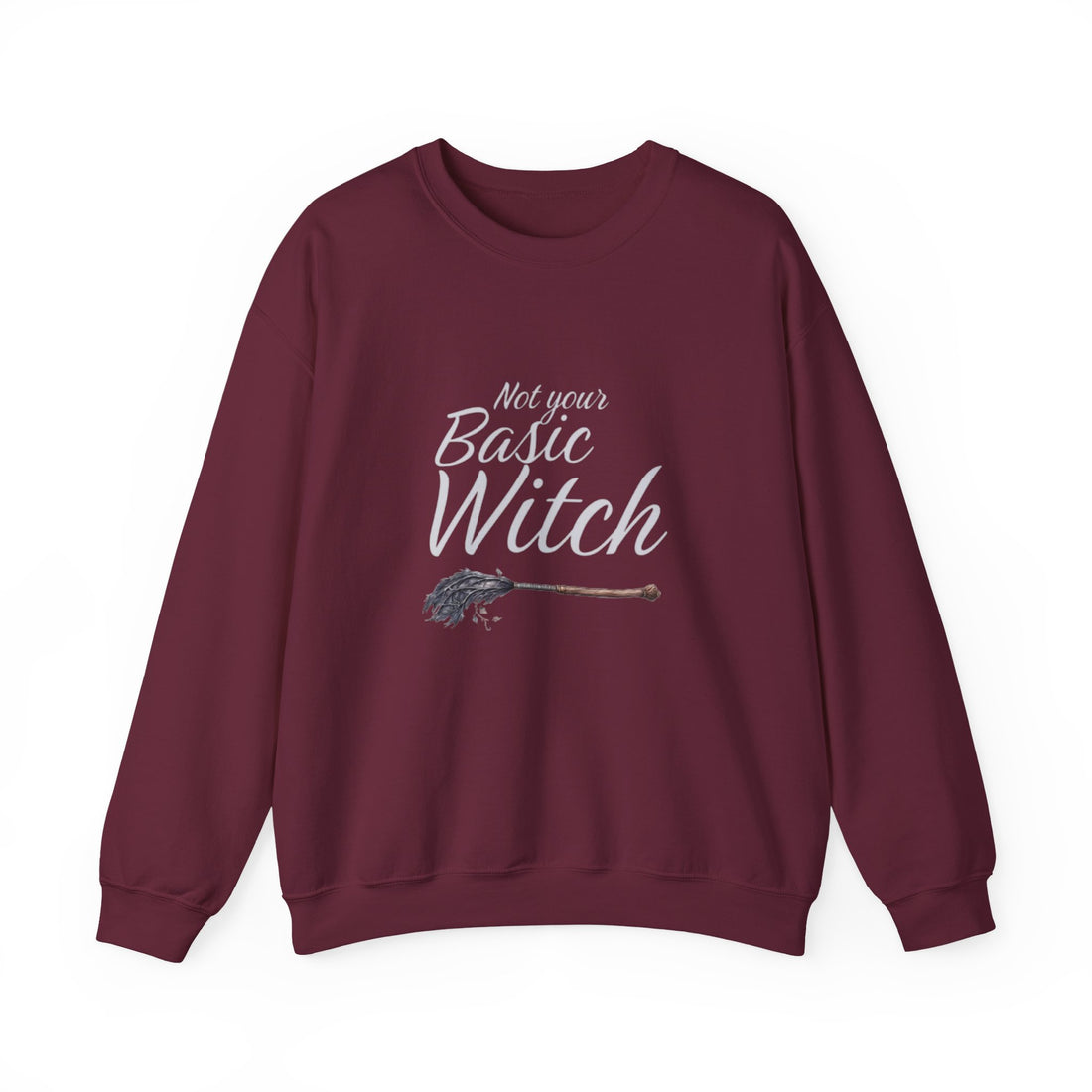 Not Your Basic Witch Unisex Fleece Sweatshirt