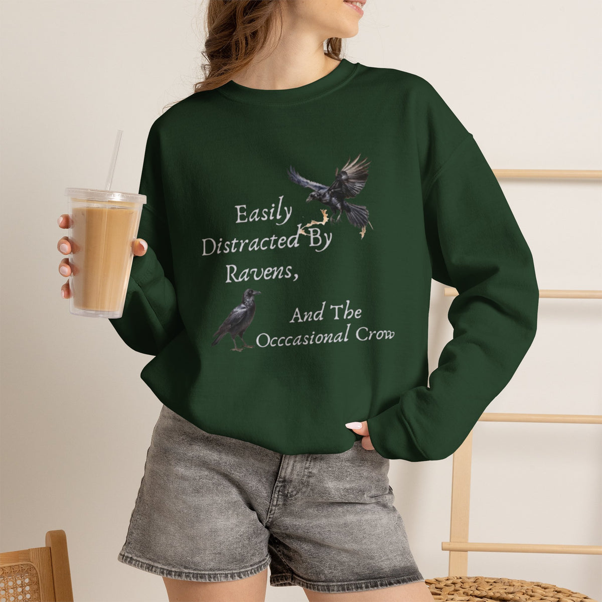 Easily Distracted By Ravens Sweatshirt