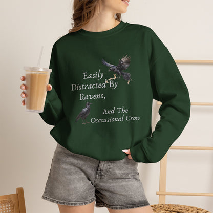 Easily Distracted By Ravens Sweatshirt