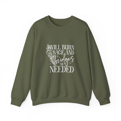 Will Burn Sage and Bridges Sweatshirt