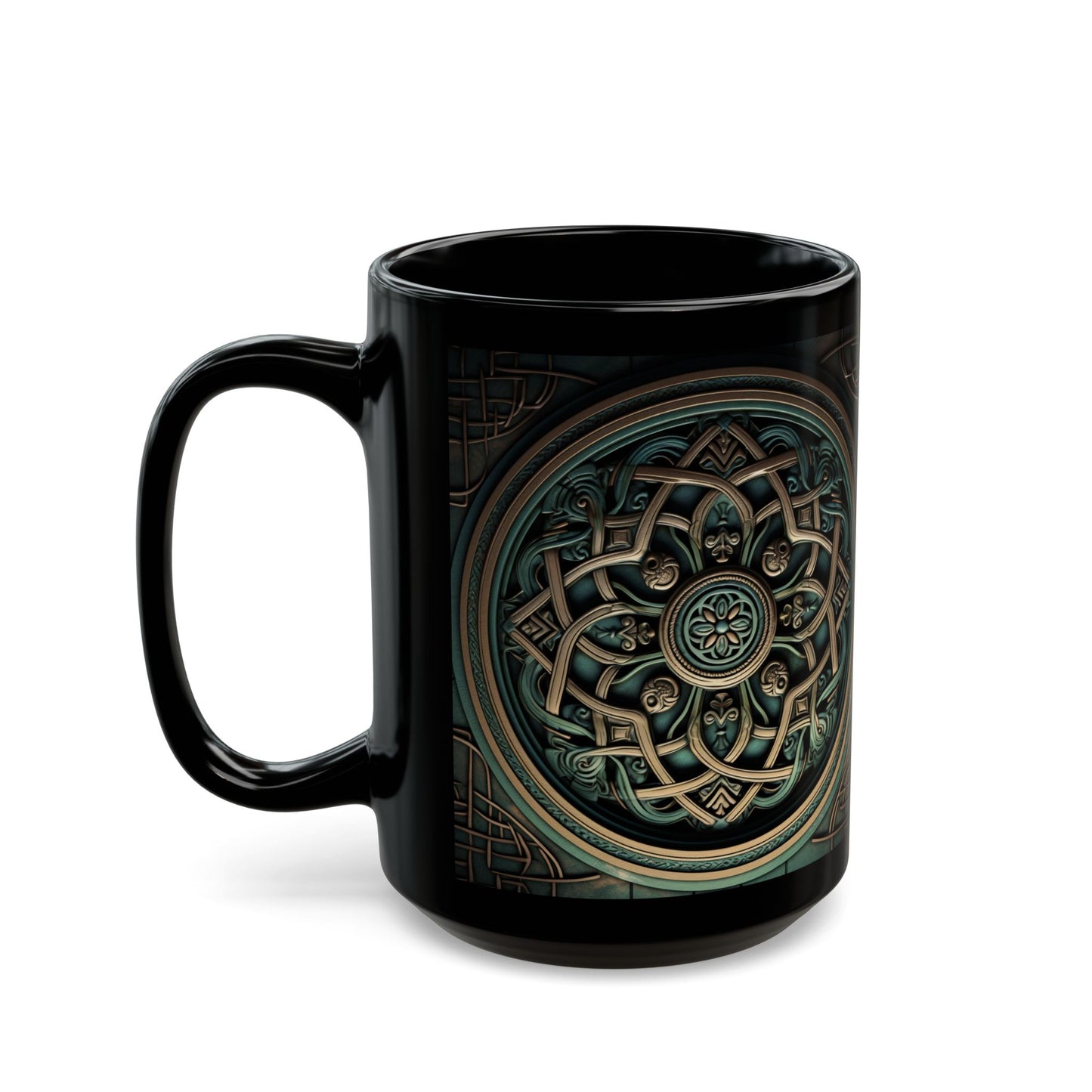 Celtic Green & Bronze Mandala