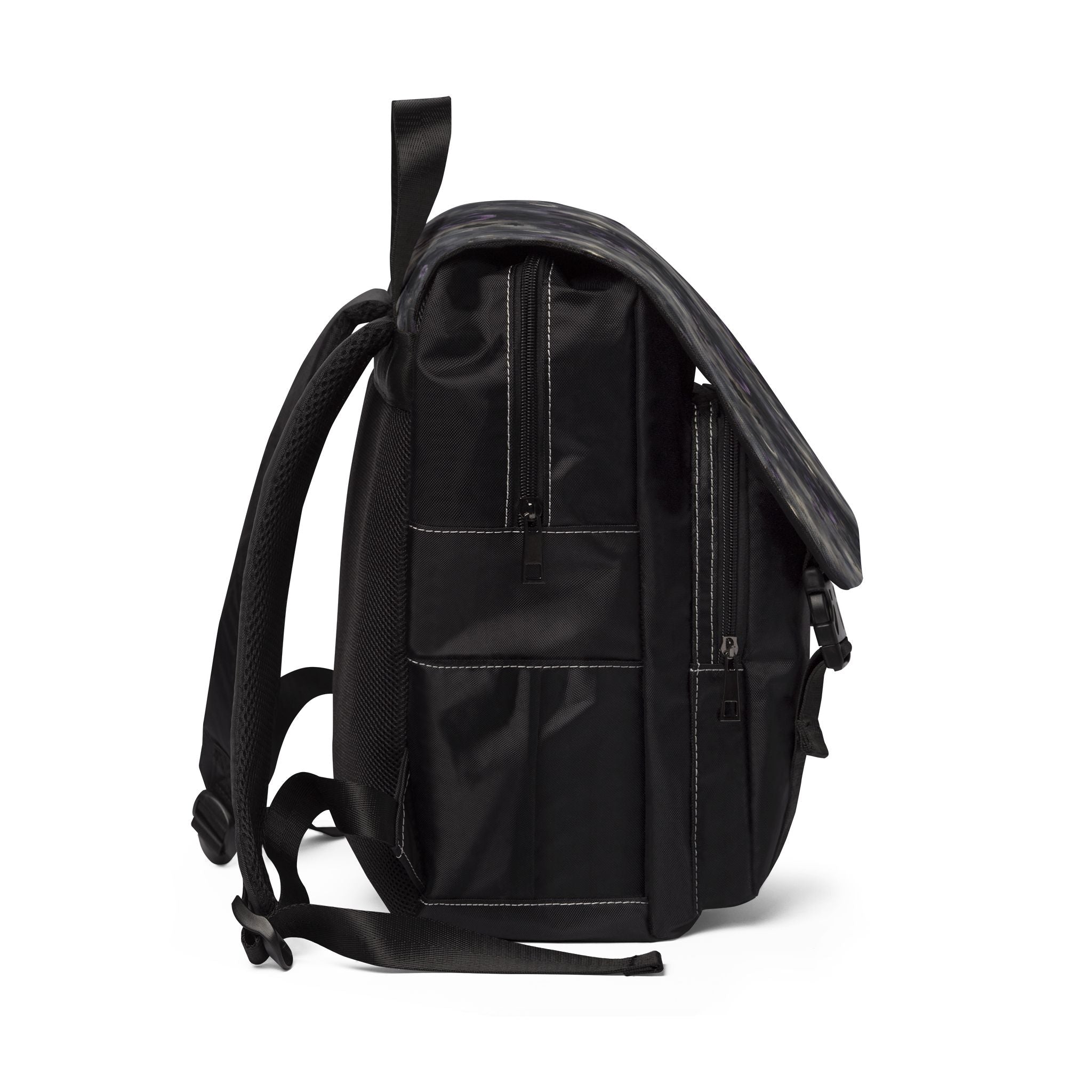 Dark Gothic Witchy Floral Shoulder Backpack