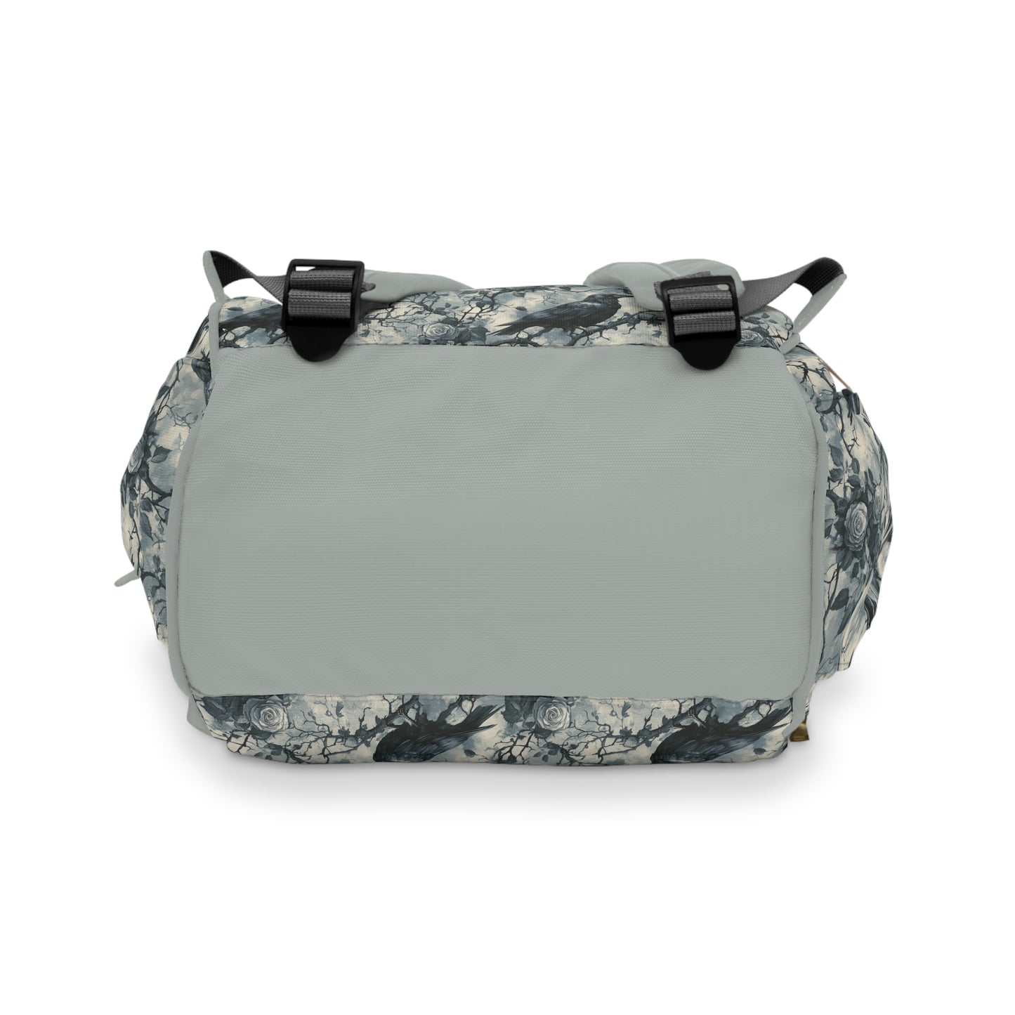 Dark Gothic Ravens And Roses Diaper Backpack