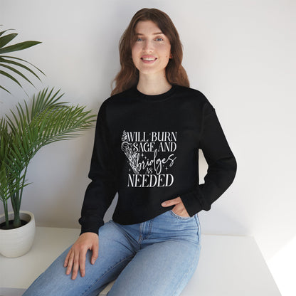 Will Burn Sage and Bridges Sweatshirt