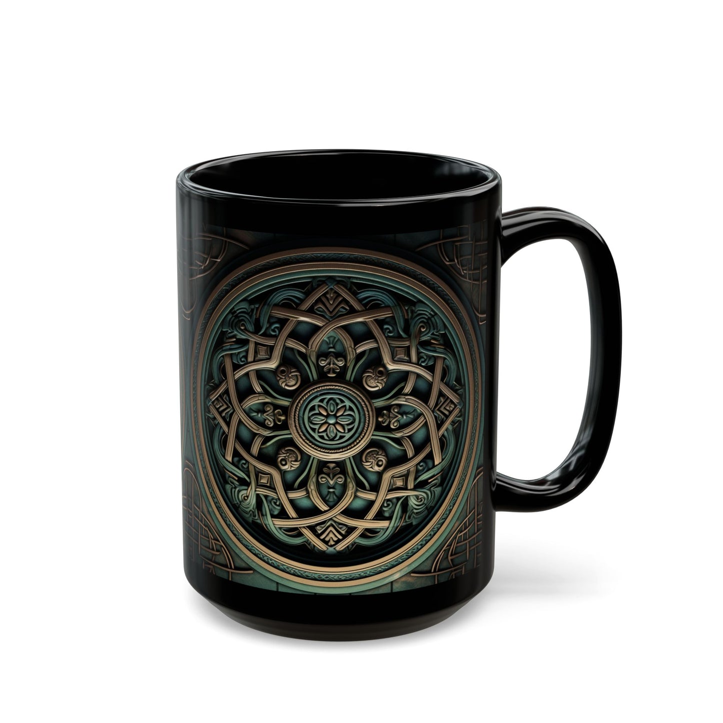 Celtic Green & Bronze Mandala