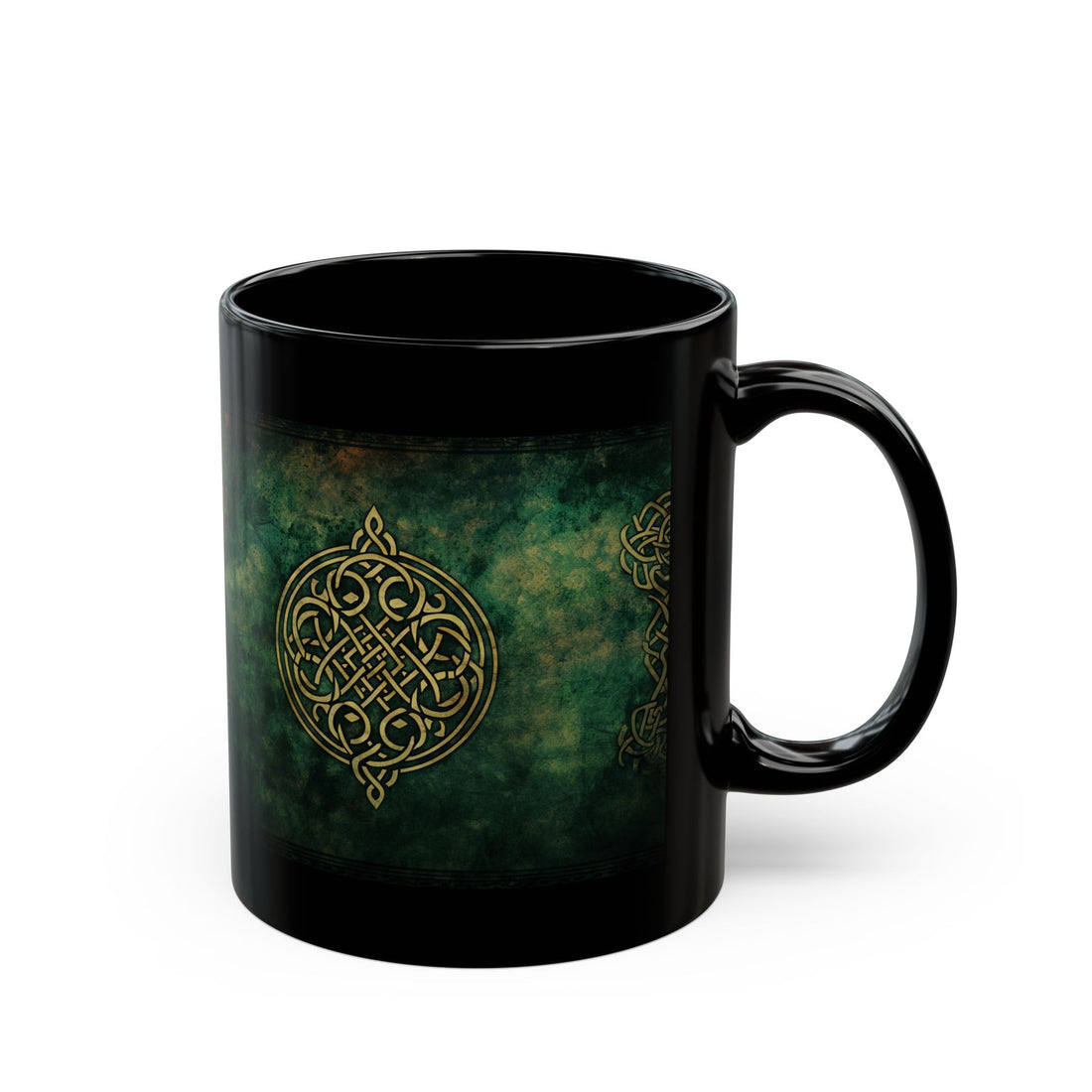 Celtic Green Mystic Design Mug