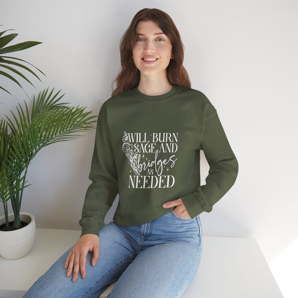 Will Burn Sage and Bridges Sweatshirt