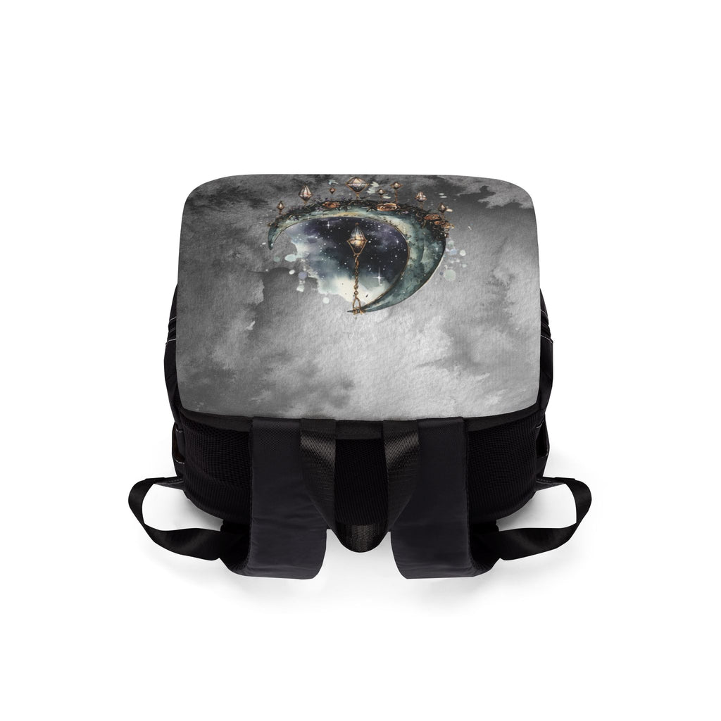 Jeweled Celestial Moon Casual Shoulder Backpack