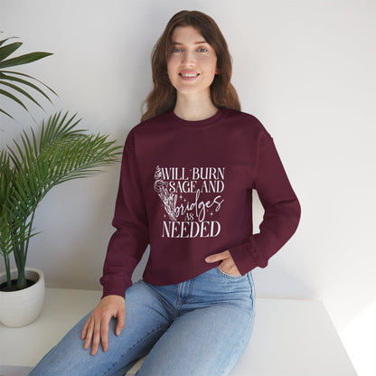 Will Burn Sage and Bridges Sweatshirt