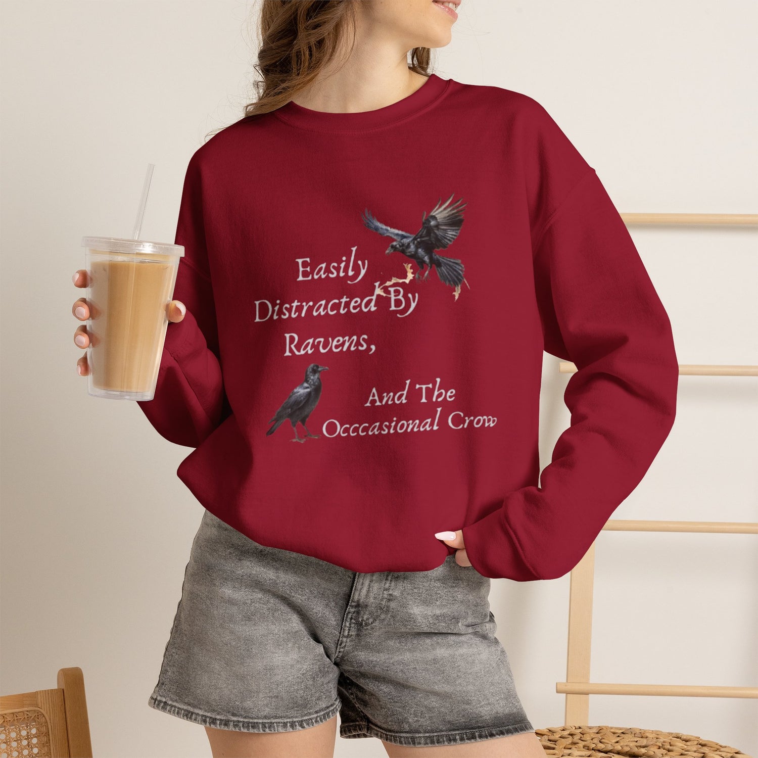 Easily Distracted By Ravens Sweatshirt