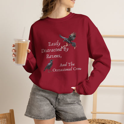 Easily Distracted By Ravens Sweatshirt