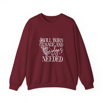 Will Burn Sage and Bridges Sweatshirt