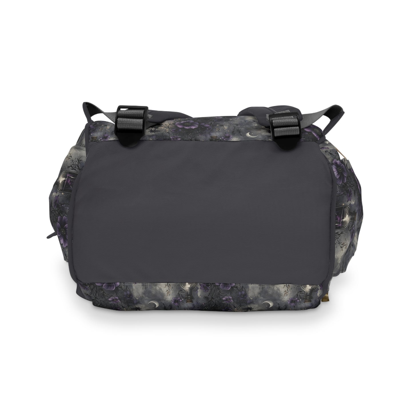 Dark Gothic Witchy Floral Multifunctional Diaper Backpack