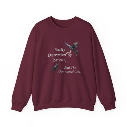 Easily Distracted By Ravens Sweatshirt