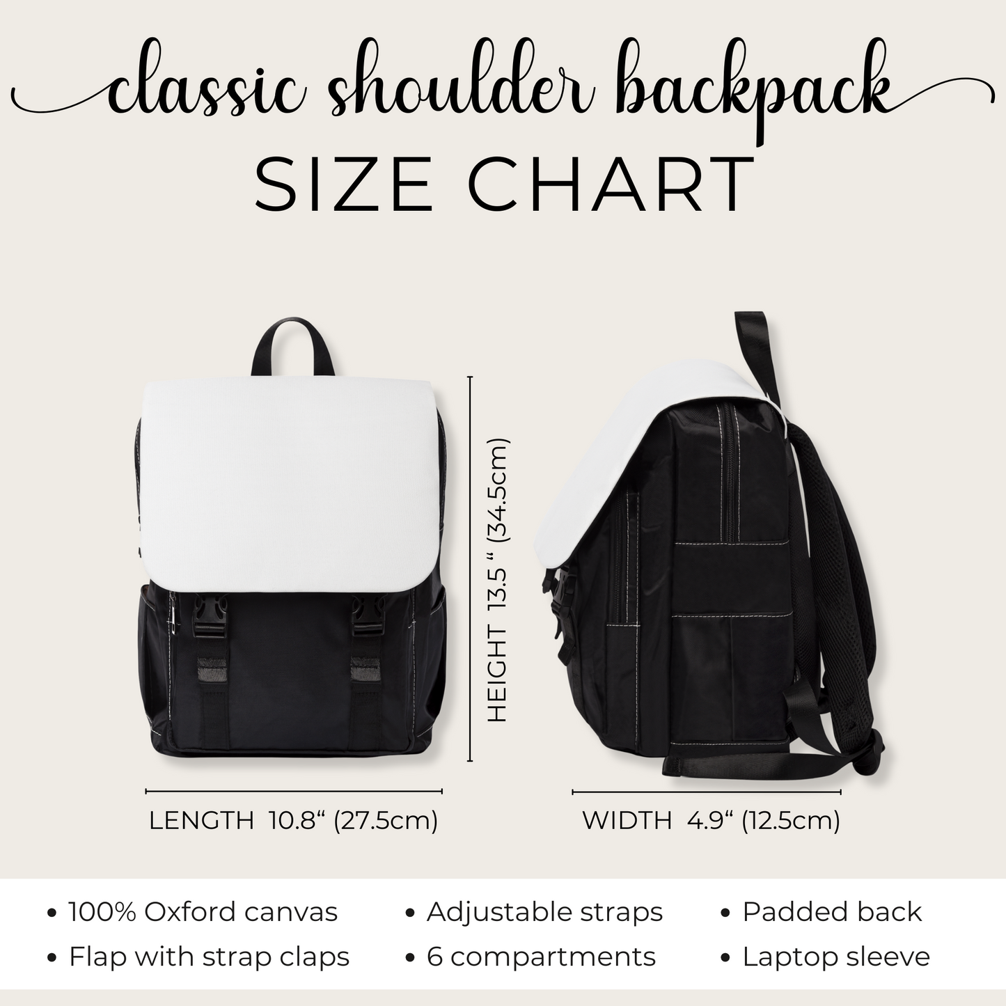 Jeweled Celestial Moon Casual Shoulder Backpack